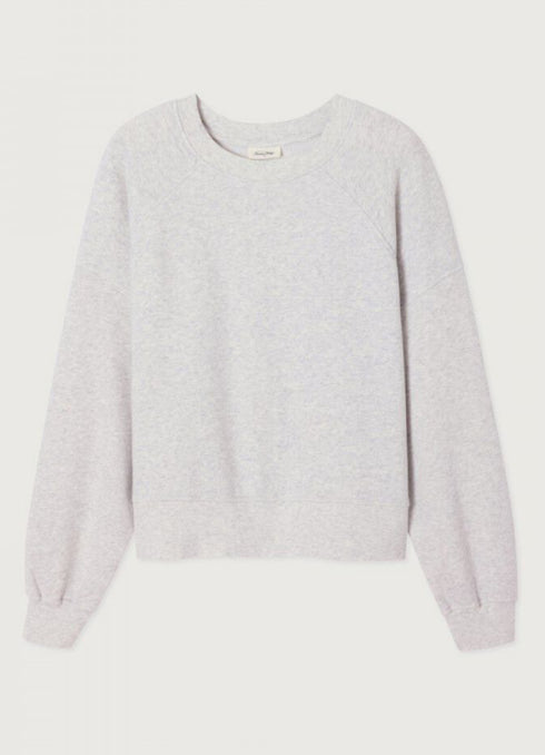 American Vintage ATU03B sweat shirt arctic melange grey